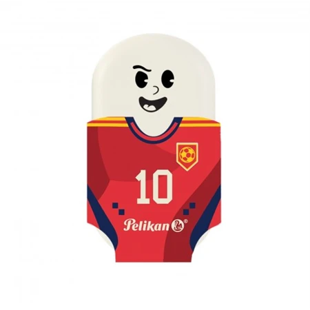 Radír HERLITZ Squeezy Sport, ovális, focisták