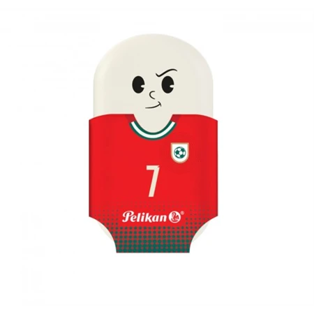 Radír HERLITZ Squeezy Sport, ovális, focisták