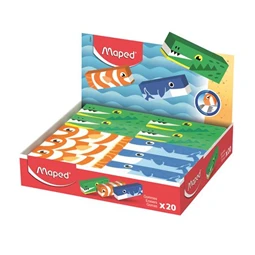 Radír MAPED Animals, állatos vegyes minták
