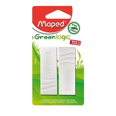 Radír MAPED Greenlogic 2db/bliszter