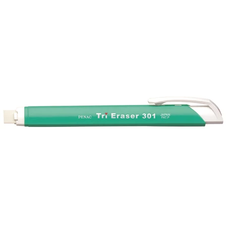 Radír PENAC stift Tri Eraser 301, háromszögletű test, vegyes színben