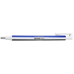 Radír Tombow Mono Zero kék-fehér, kör alakú radírbetéttel 2,3mm