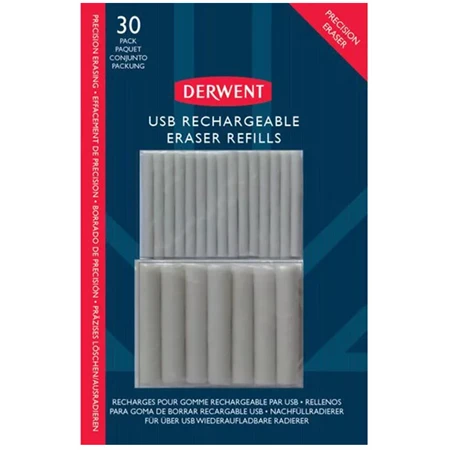 Radír póttöltet Derwent 30db-os elektromos radírhoz