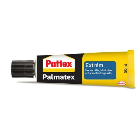 Ragasztó HENKEL Pattex Palmatex Extrém 50 ml, univerzális, különösen erős vízálló kontaktragasztó
