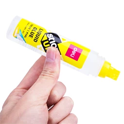 Ragasztó DELI kenőfejes 125ml praktikus PVA ragasztó iskolába, irodába és kreatív munkákhoz