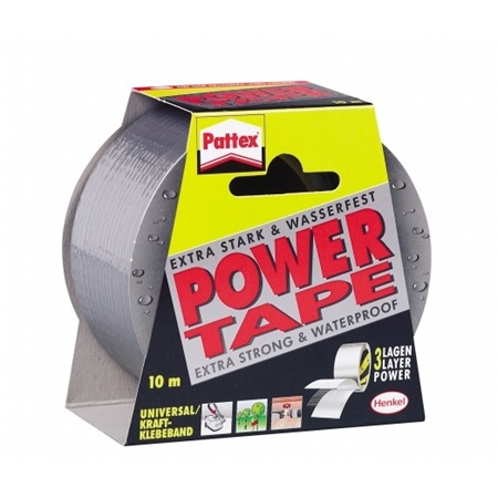 Ragasztószalag Pattex Power Tape 50x10m ezüst