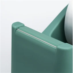 Ragasztószalag-adagoló asztali SAX 729 TAPE-IT-EASY 50mm vagy 2db 19mm-es szalaghoz, zöld, nehezékkel ellátott adagoló