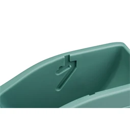 Ragasztószalag-adagoló asztali SAX 729 TAPE-IT-EASY 50mm vagy 2db 19mm-es szalaghoz, zöld, nehezékkel ellátott adagoló