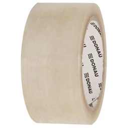 Ragasztószalag hűtőházas 48mm x 60m, DONAU, átlátszó csomagolószalag 6 tekercs/csomag