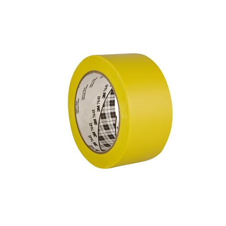 Ragasztószalag jelölő 50mm x 33m sárga ipari jelző