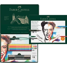Rajz készlet akvarell 12db-os, Faber-Castell, ALBRECHT DÜRER fém dobozban