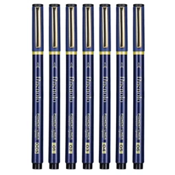 Rajz marker készlet DELI 7db/csomag fekete