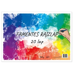 Rajzlap A/3 famentes 20db/csomag 120g PD