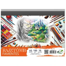 Rajztömb A/3 famentes PD 180gr 10ív