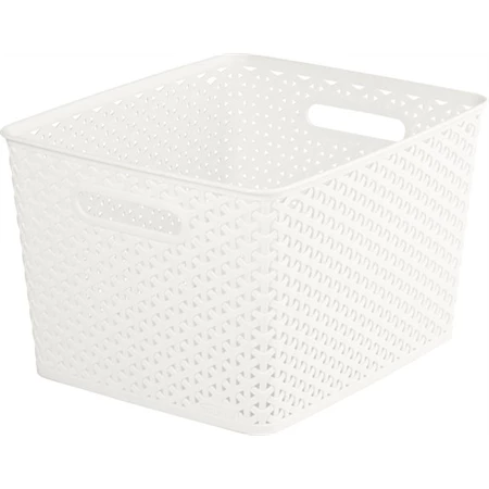 Rattan hatású kosár CURVER My Style, 18 literes, bézs