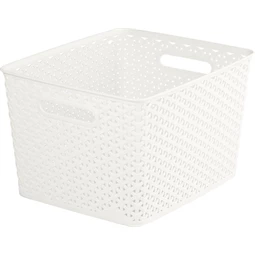 Rattan hatású kosár CURVER My Style, 18 literes, bézs