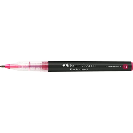 Rollertoll FABER INK 1,5mm borvörös