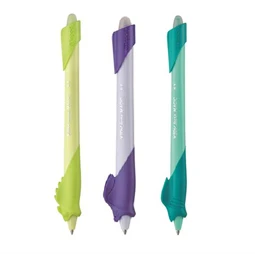 Rollertoll MAPED Kidy Learn MAGIC írástanuló toll, radírozható, 2 db utántöltővel, vegyesen cápa, nyuszi, kaméleon, 1bl