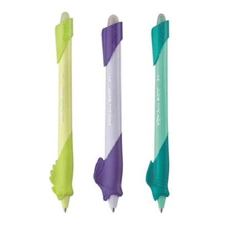 Rollertoll MAPED Kidy Learn MAGIC írástanuló toll, radírozható, 2 db utántöltővel, vegyesen cápa, nyuszi, kaméleon, 1bl