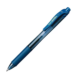 Rollertoll, PENTEL EnerGelX BL-107 0,35 mm, nyomógombos, sötétkék írásszín