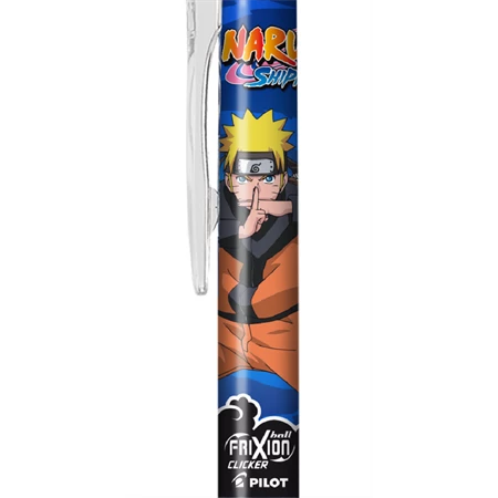 Rollertoll PILOT Frixion Clicker 0,7, radírozható, Naruto kék