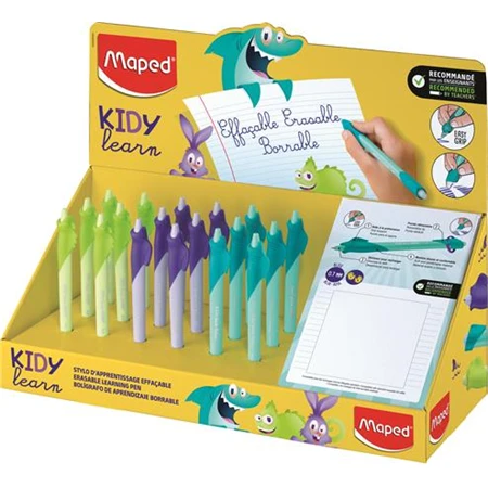 Rollertoll írástanuló rollertoll 0,7 mm, radírozható, MAPED KIDY Learn MAGIC vegyes színek