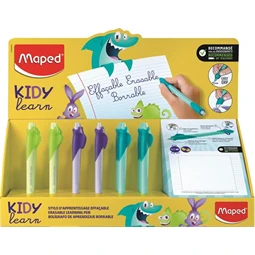 Rollertoll írástanuló rollertoll 0,7 mm, radírozható, MAPED KIDY Learn MAGIC vegyes színek