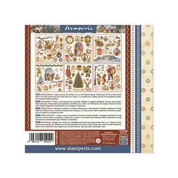 Rub-on kaparós matrica készlet 15,5x15,5cm Silent Night 6lap/csomag