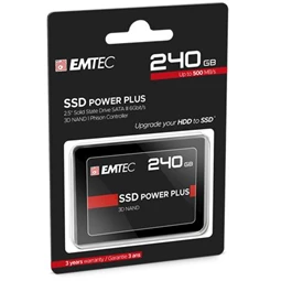 SSD (belső memória), 240GB, SATA 3, 500/520 MB/s, EMTEC "X150"