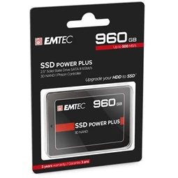 SSD (belső memória), 960GB, SATA 3, 500/520 MB/s, EMTEC "X150"