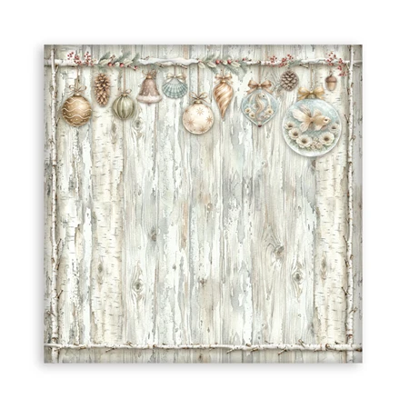 Scrapbook papír album 20,3x20,3cm 10lapos White Christmas