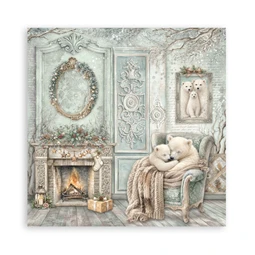 Scrapbook papír album 20,3x20,3cm 10lapos White Christmas
