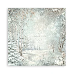 Scrapbook papír album 20,3x20,3cm 10lapos White Christmas