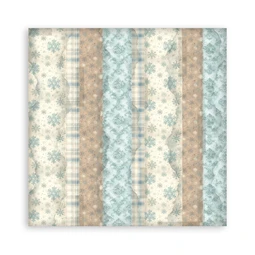 Scrapbook papír album 20,3x20,3cm 10lapos White Christmas backrounds
