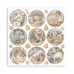 Scrapbook papír album 30,5x30,5cm 10lapos White Christmas