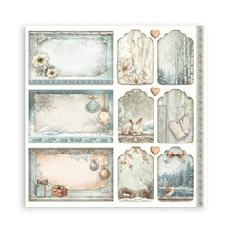 Scrapbook papír album 30,5x30,5cm 10lapos White Christmas