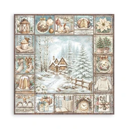 Scrapbook papír album 30,5x30,5cm 10lapos White Christmas