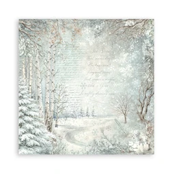 Scrapbook papír album 30,5x30,5cm 10lapos White Christmas