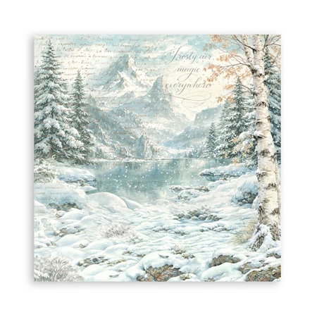 Scrapbook papír album 30,5x30,5cm 10lapos White Christmas