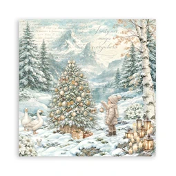 Scrapbook papír album 30,5x30,5cm 10lapos White Christmas