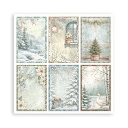 Scrapbook papír album 30,5x30,5cm 10lapos White Christmas