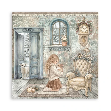 Scrapbook papír album 30,5x30,5cm 10lapos White Christmas