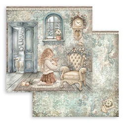 Scrapbook papír album 30,5x30,5cm 10lapos White Christmas