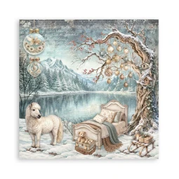 Scrapbook papír album 30,5x30,5cm 10lapos White Christmas