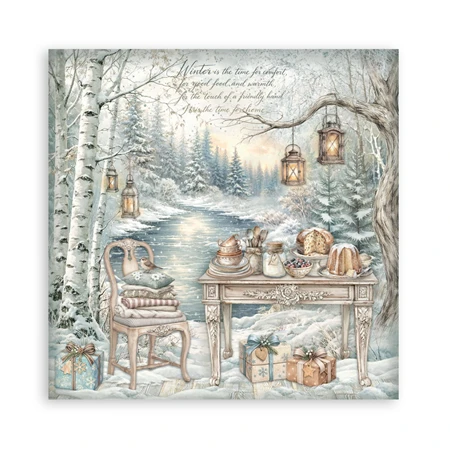 Scrapbook papír album 30,5x30,5cm 10lapos White Christmas