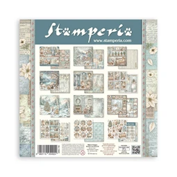 Scrapbook papír album 30,5x30,5cm 10lapos White Christmas