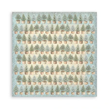 Scrapbook papír album 30,5x30,5cm 10lapos White Christmas backrounds