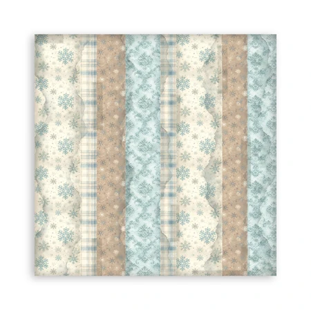 Scrapbook papír album 30,5x30,5cm 10lapos White Christmas backrounds