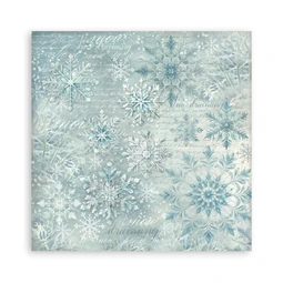 Scrapbook papír album 30,5x30,5cm 10lapos White Christmas backrounds
