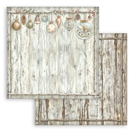Scrapbook papír album 30,5x30,5cm 10lapos White Christmas backrounds